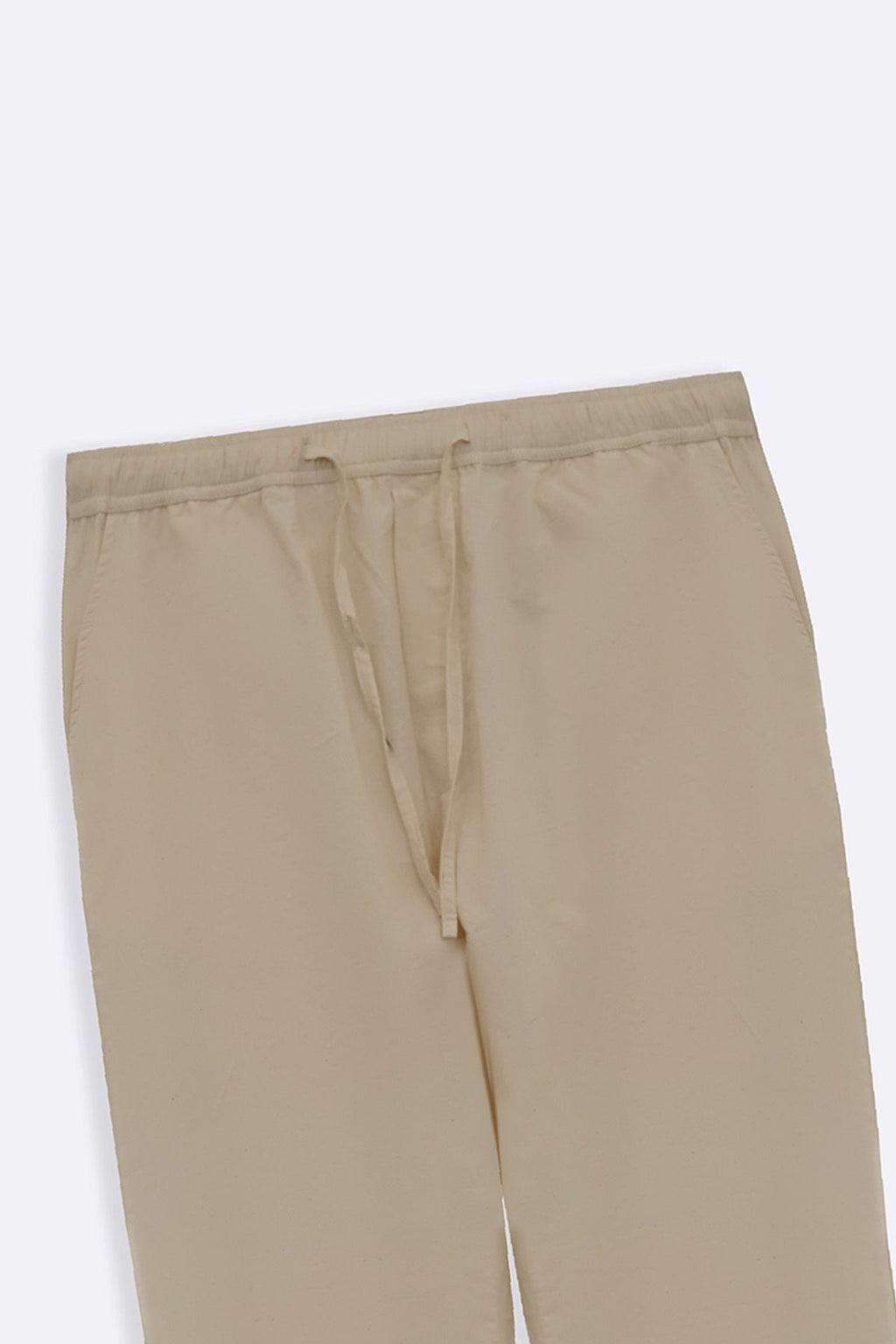 OFF WHITE GEOMETRIC COTTON PANTS