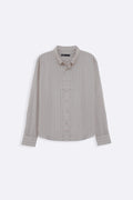 OAT MELANGE STRIPED LINEN BLEND SHIRT