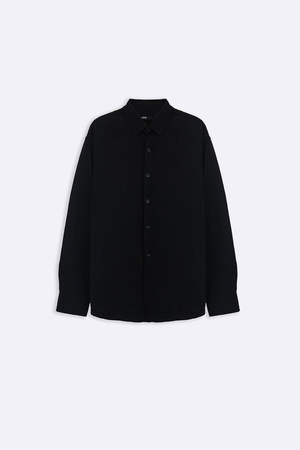 BLACK ABSTRACT JACQUARD SHIRT