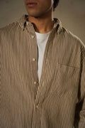 BROWN HEAVY COTTON SHIRT