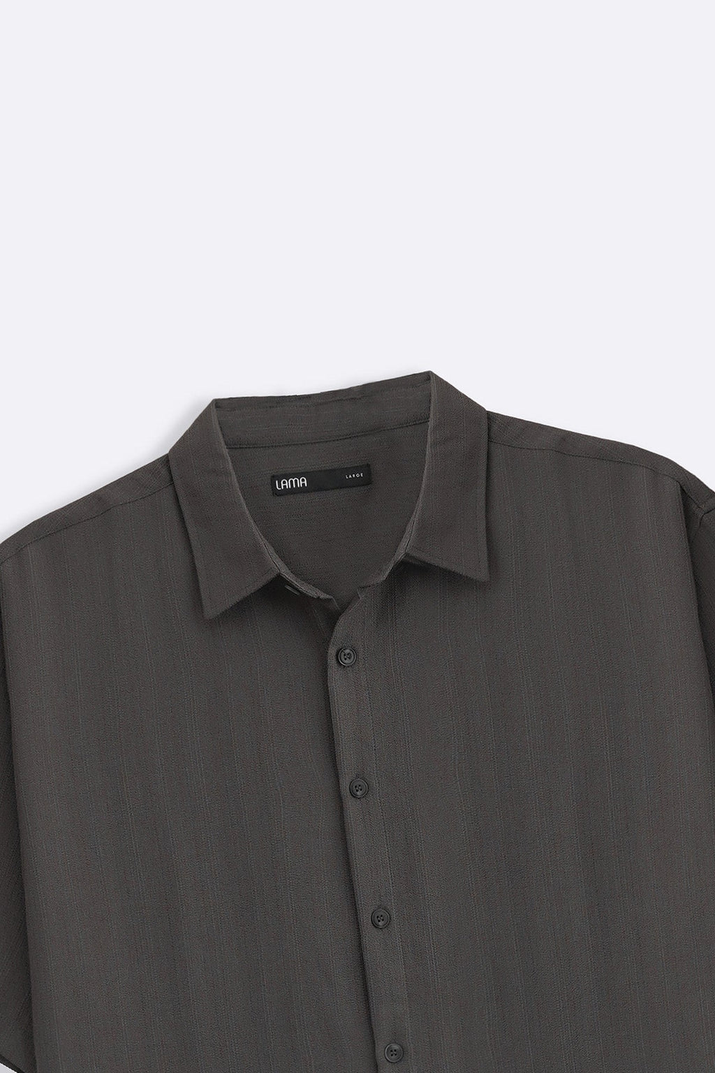 GREY FLOWY HALF SLEEVES SHIRT