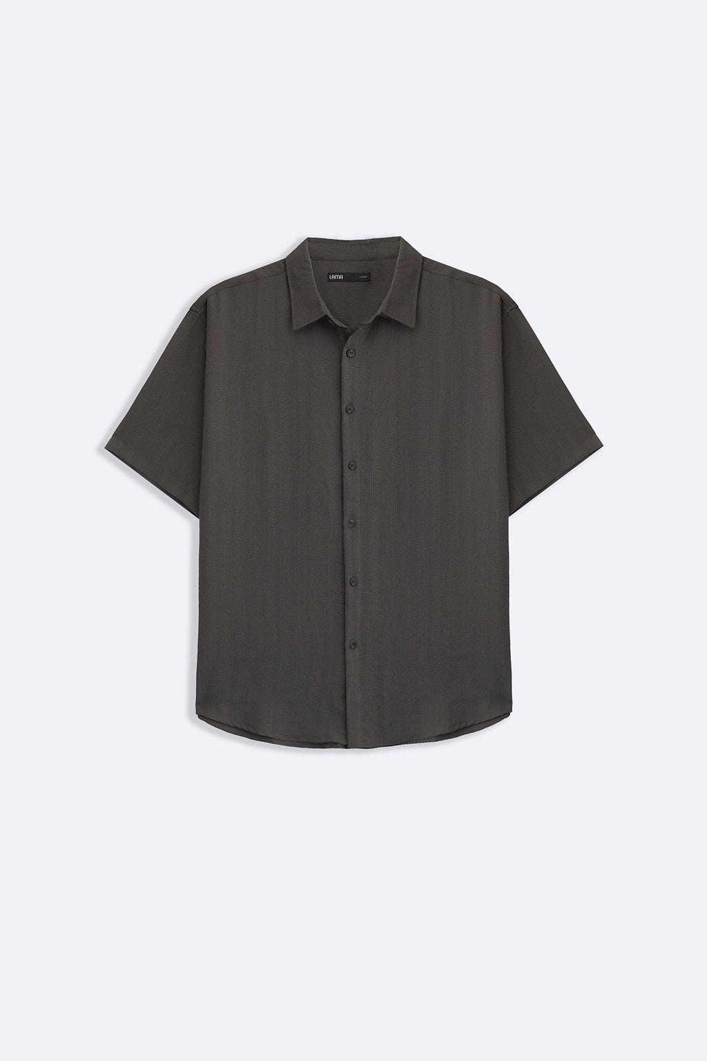GREY FLOWY HALF SLEEVES SHIRT