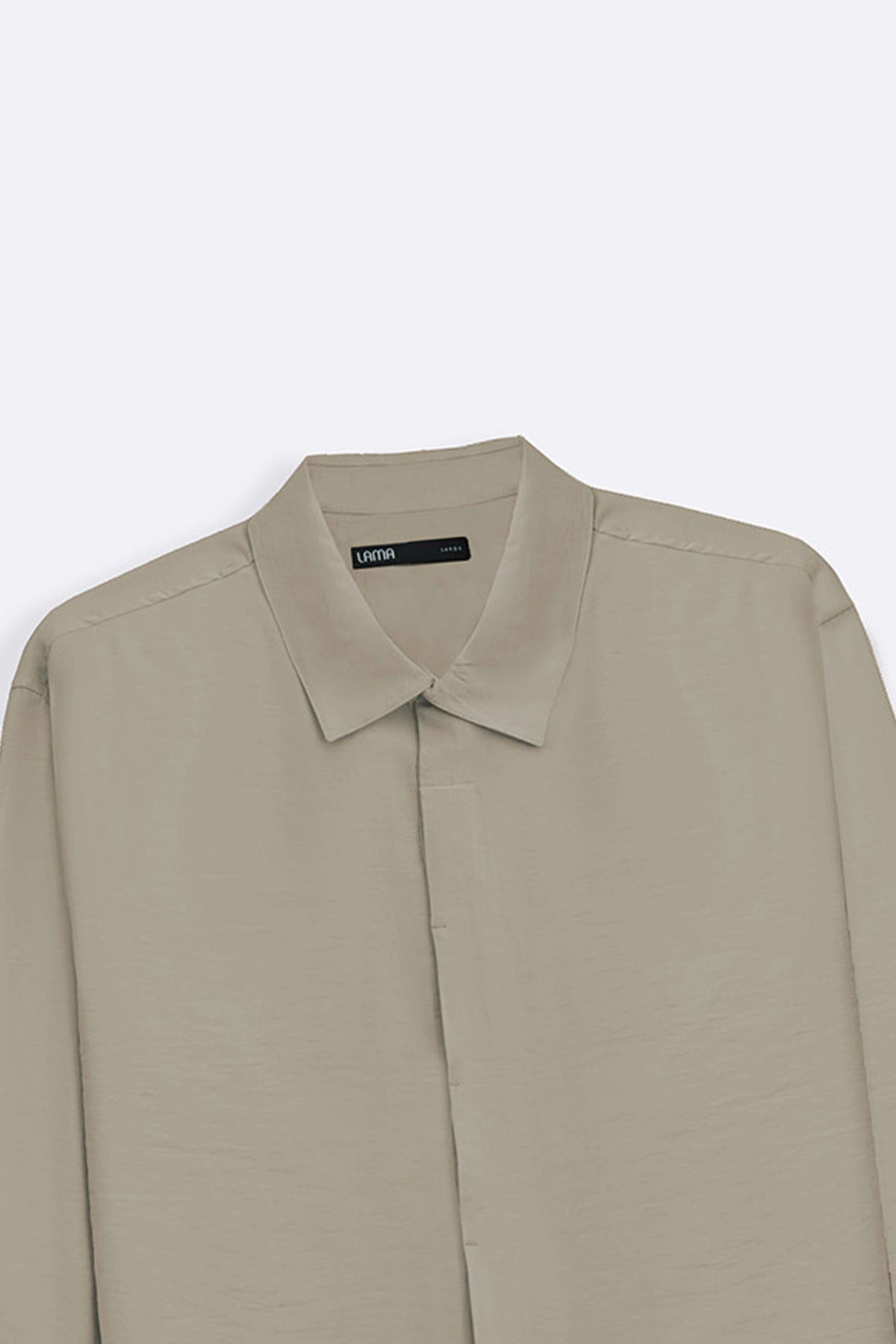 TAUPE STONEWASH FLOWY SHIRT