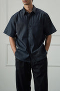 DARK BLUE DARK DENIM SHIRT