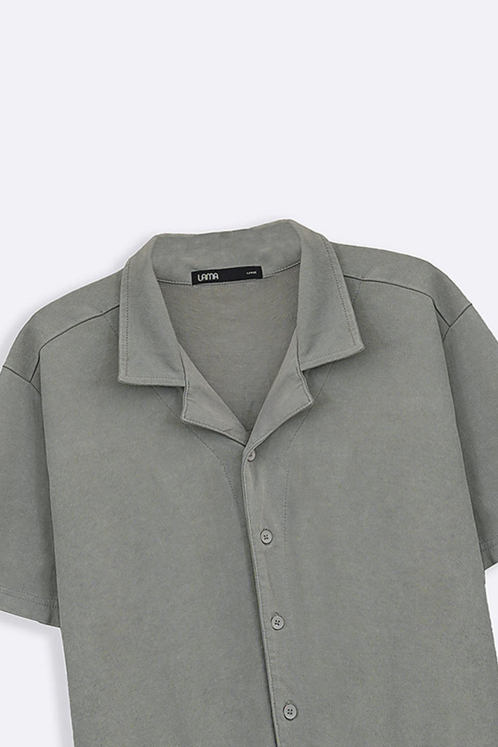 GREY WASHED EFFECT SAFARI SHIRT