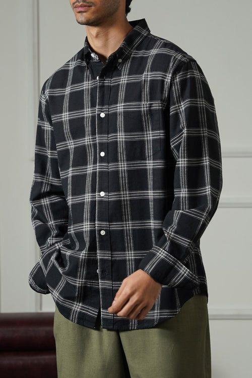 BLACK BOY-NEXT-DOOR COTTON SHIRT