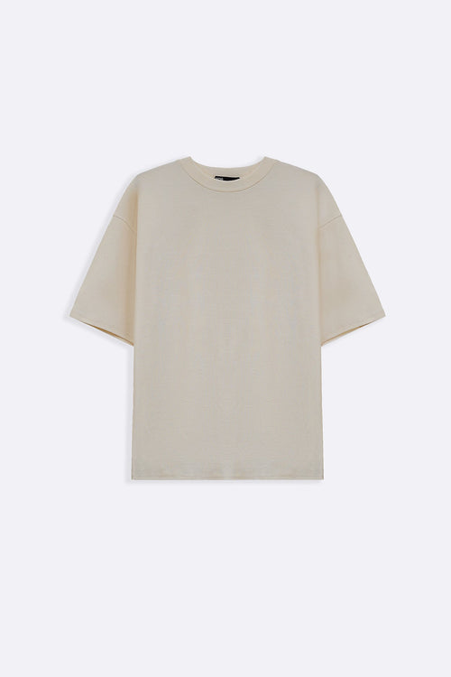 OFF WHITE CLASSIC TEXTURED TEE
