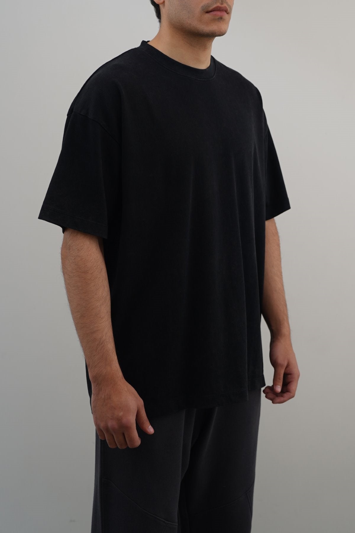 CHARCOAL VINTAGE WASH TEE