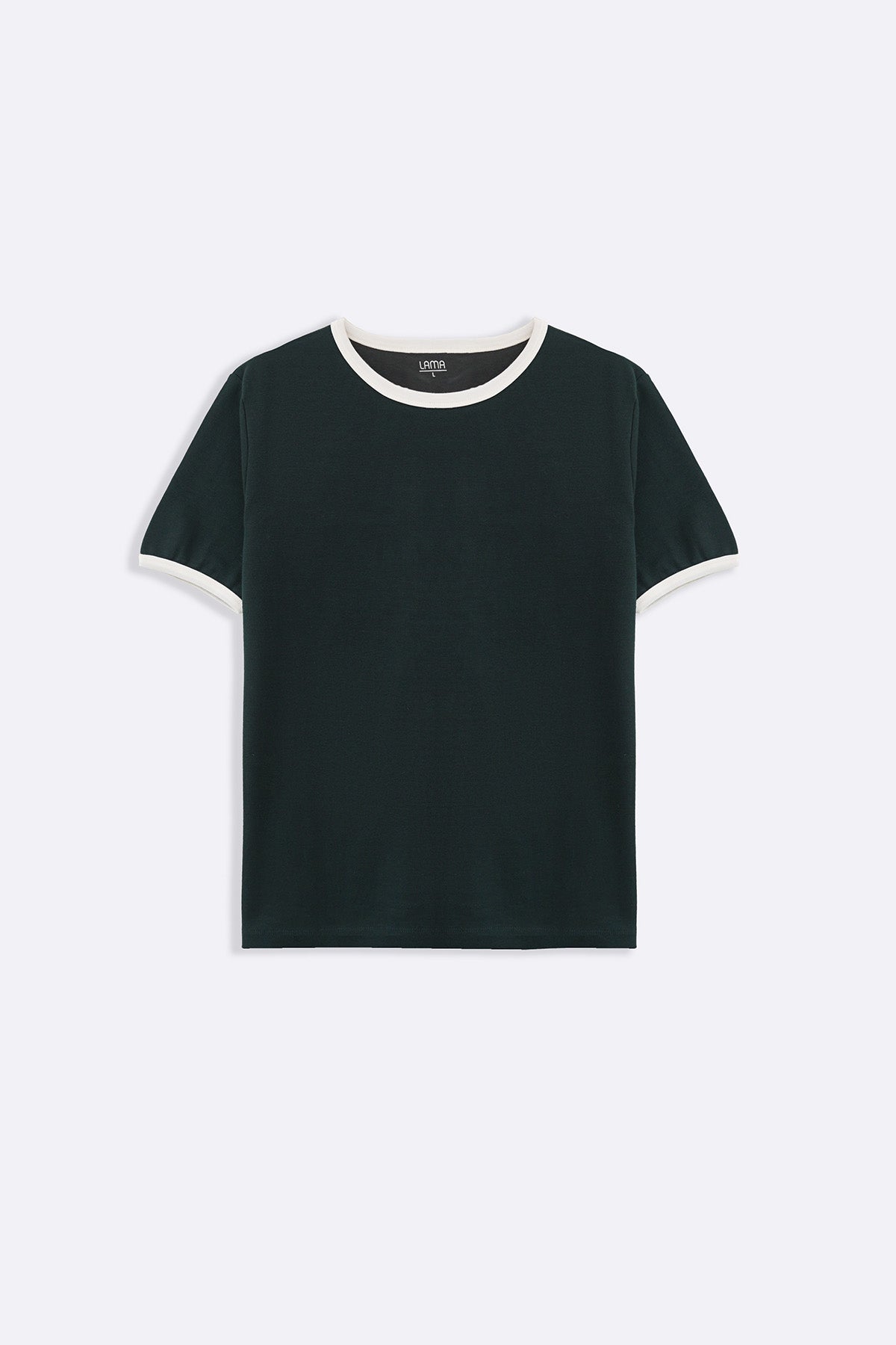 DARK GREEN CONTRAST TEE