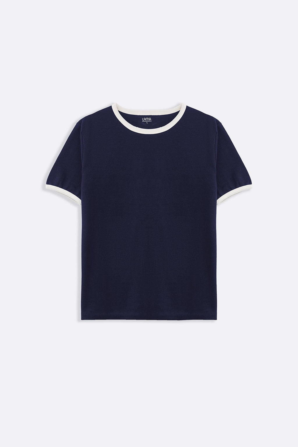 NAVY CONTRAST TEE