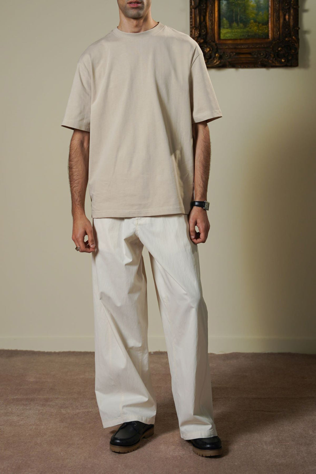 BEIGE BASIC TEE