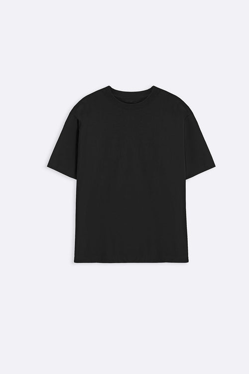 BLACK BASIC TEE