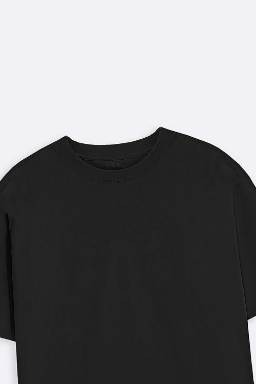 BLACK BASIC TEE