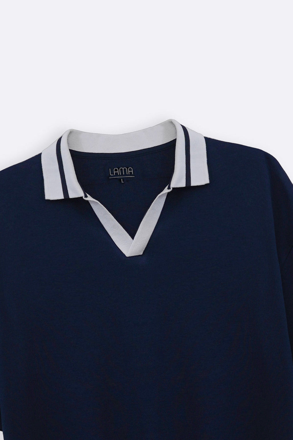 NAVY CASUAL POLO TEE