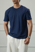 NAVY ESSENTIAL CREW NECK TEE