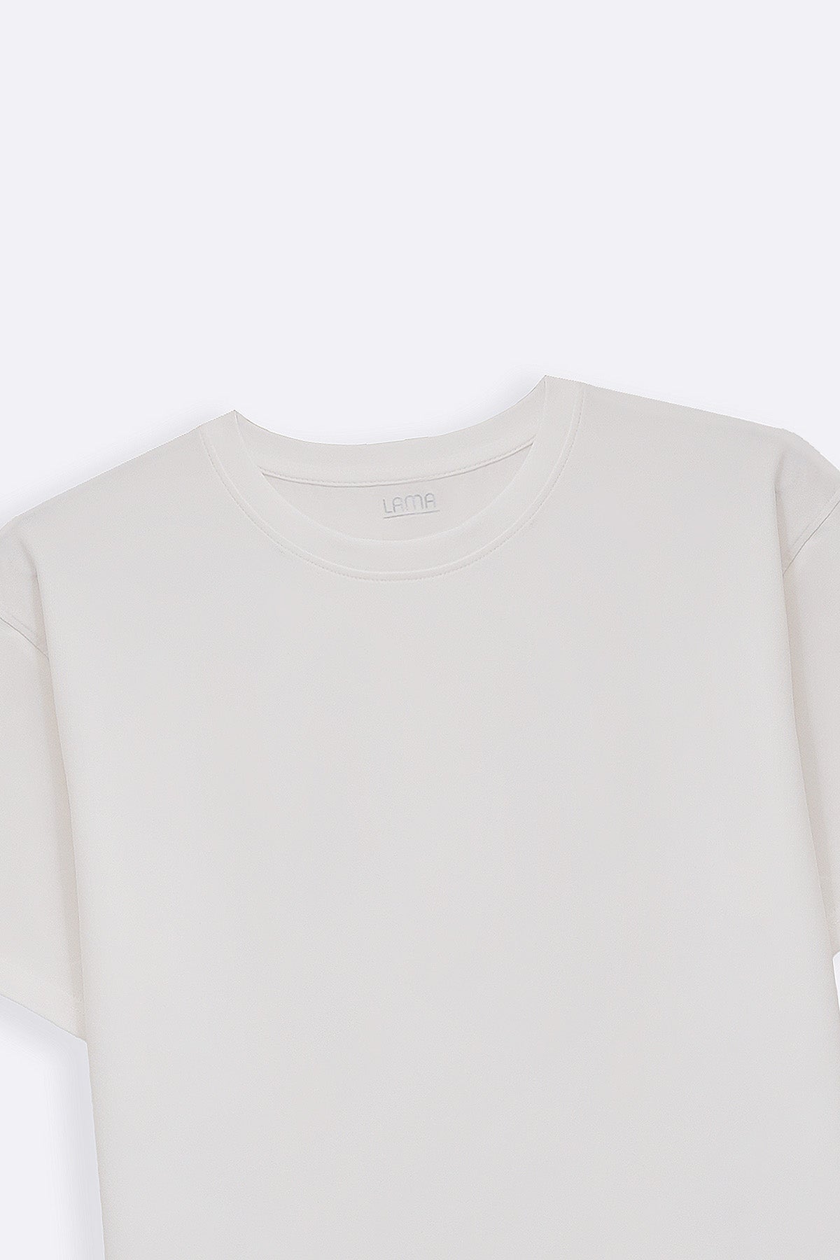 WHITE ESSENTIAL CREW NECK TEE