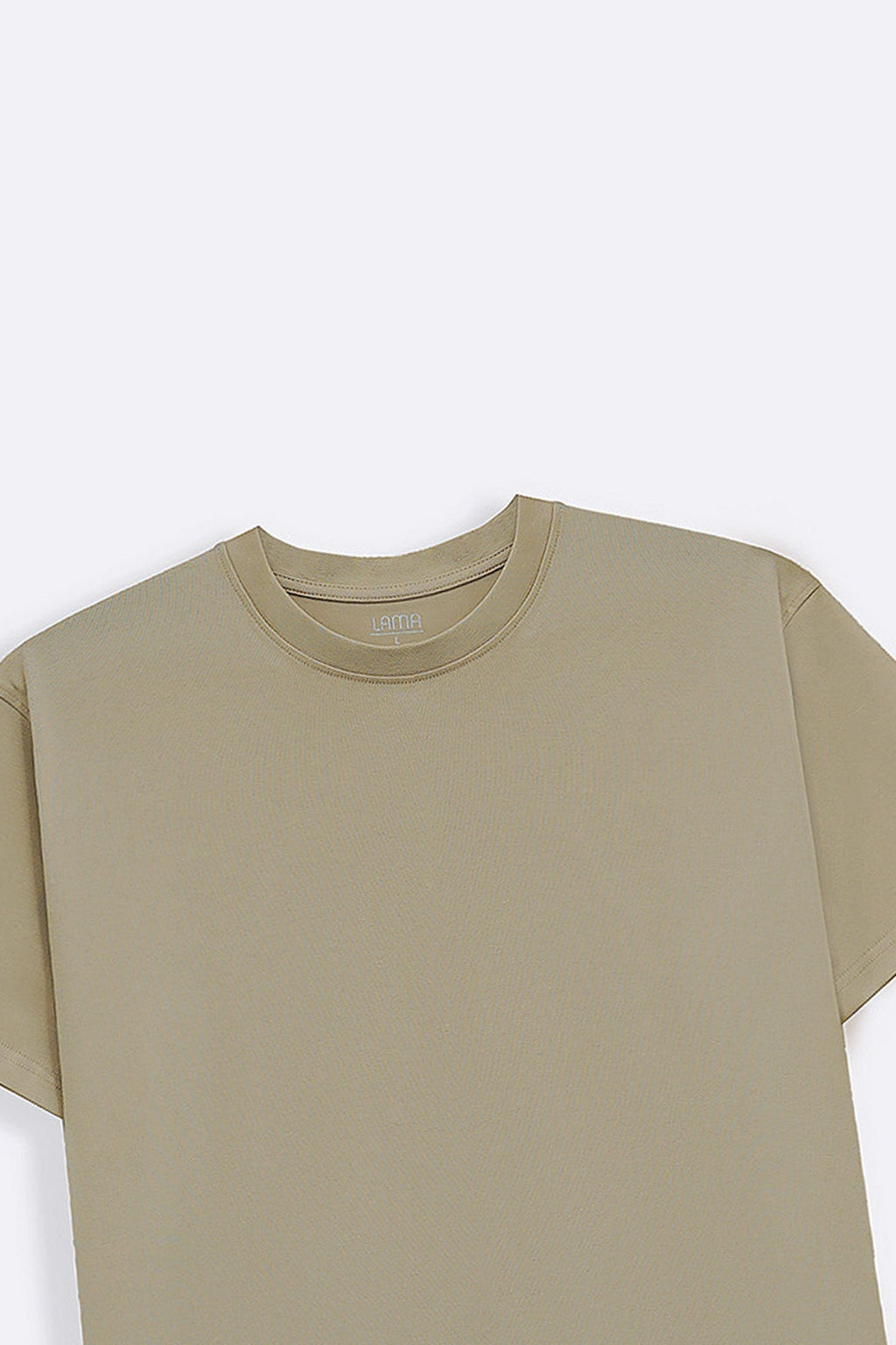 BEIGE SLIMFIT TEE