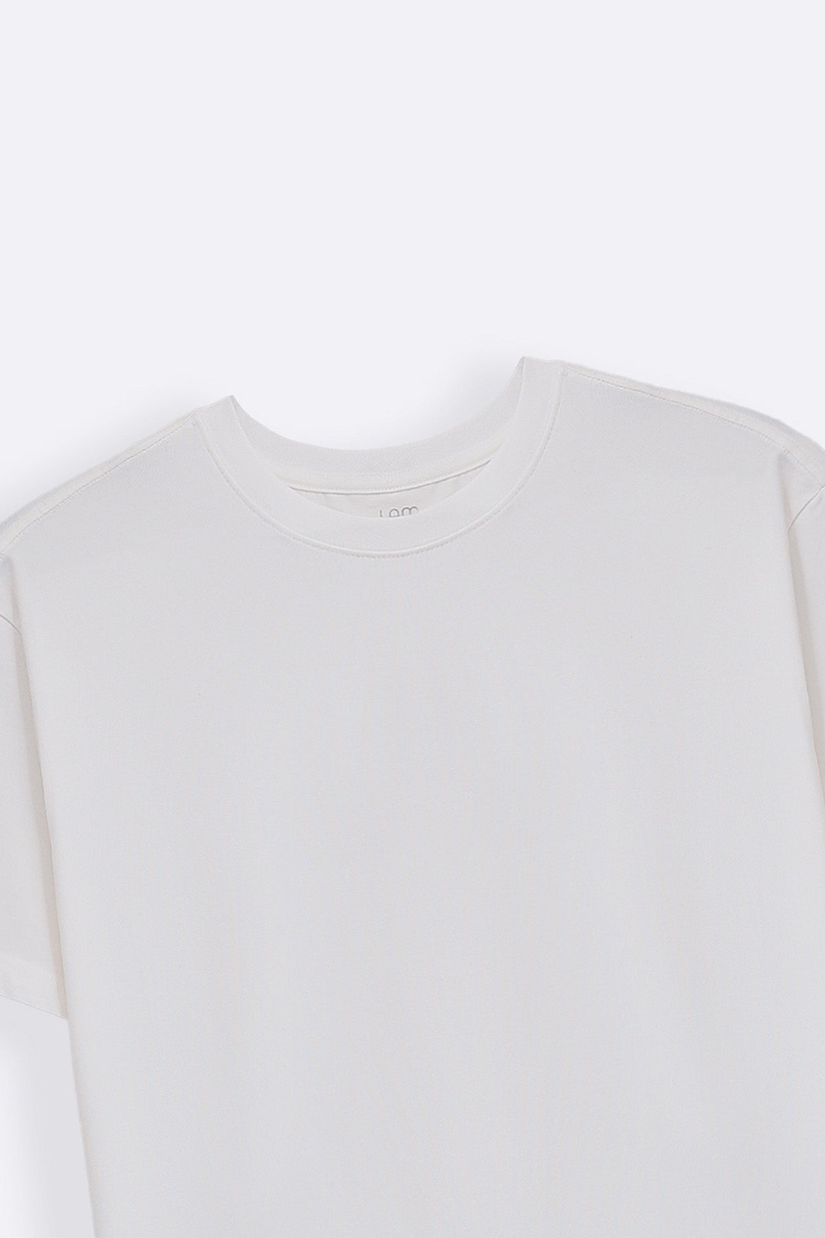 WHITE SLIMFIT TEE