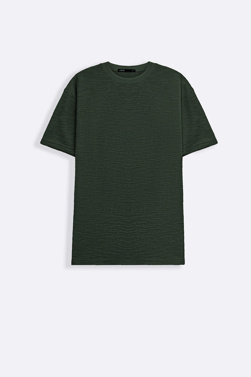 OLIVE BUCKLE TEE