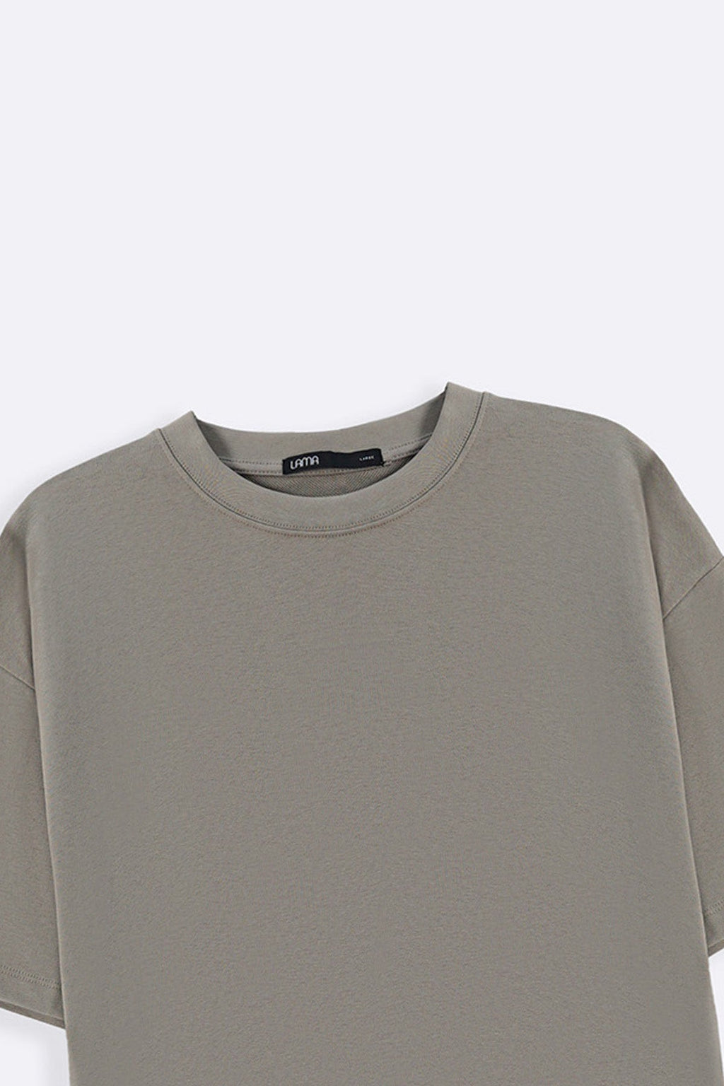 SAND OVERSIZED COTTON TEE