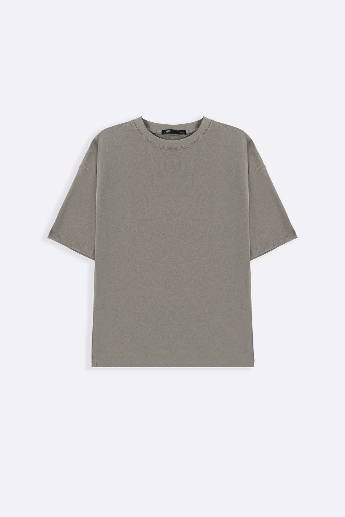 SAND OVERSIZED COTTON TEE