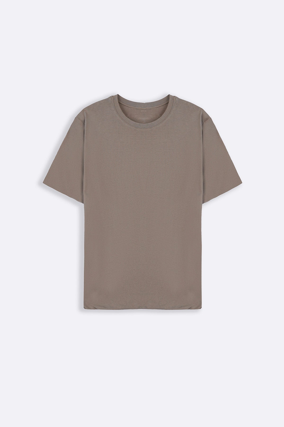 SAND SEAMLESS DOUBLE-LAYERED TEE