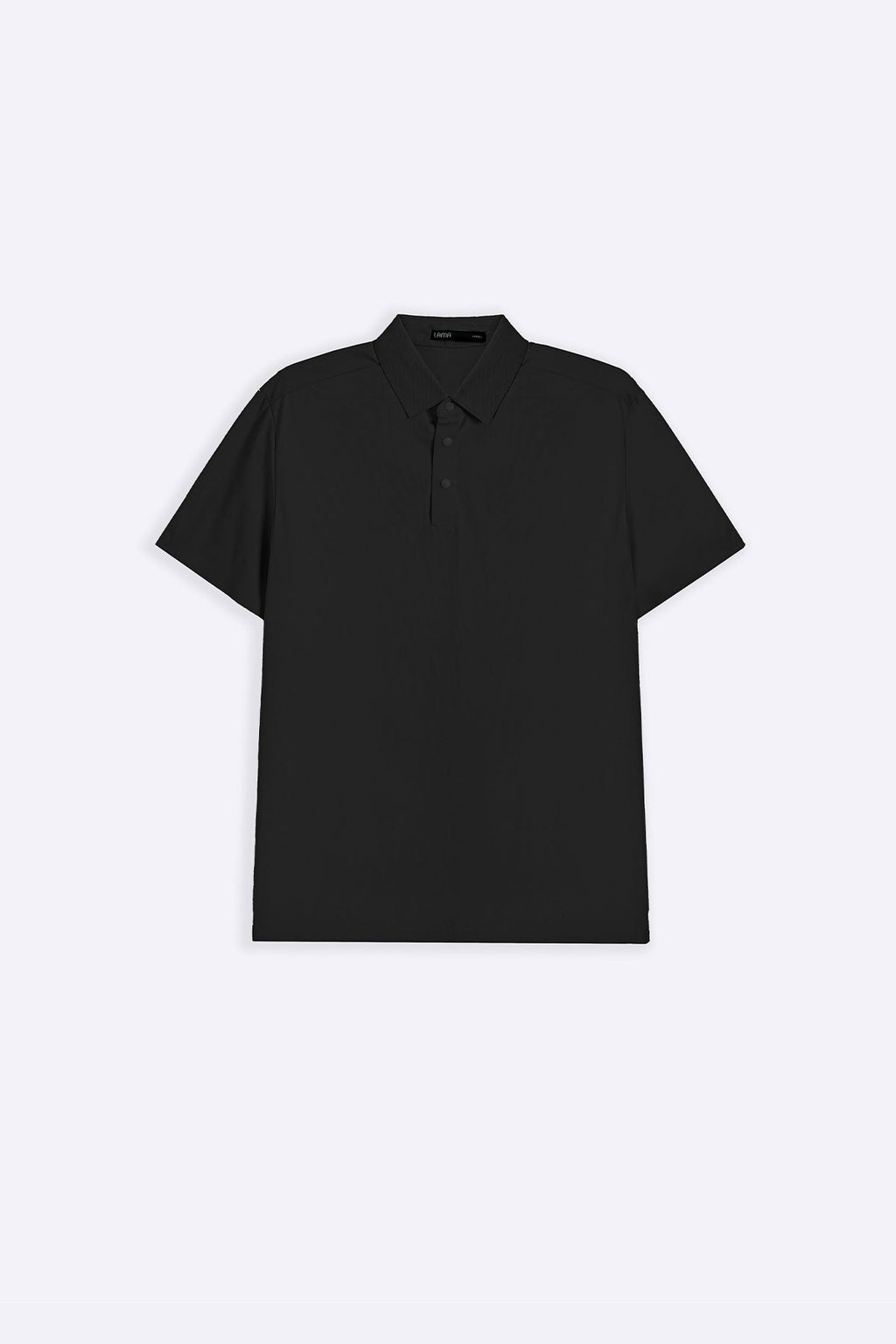 BLACK MINIMALISTIC POLO