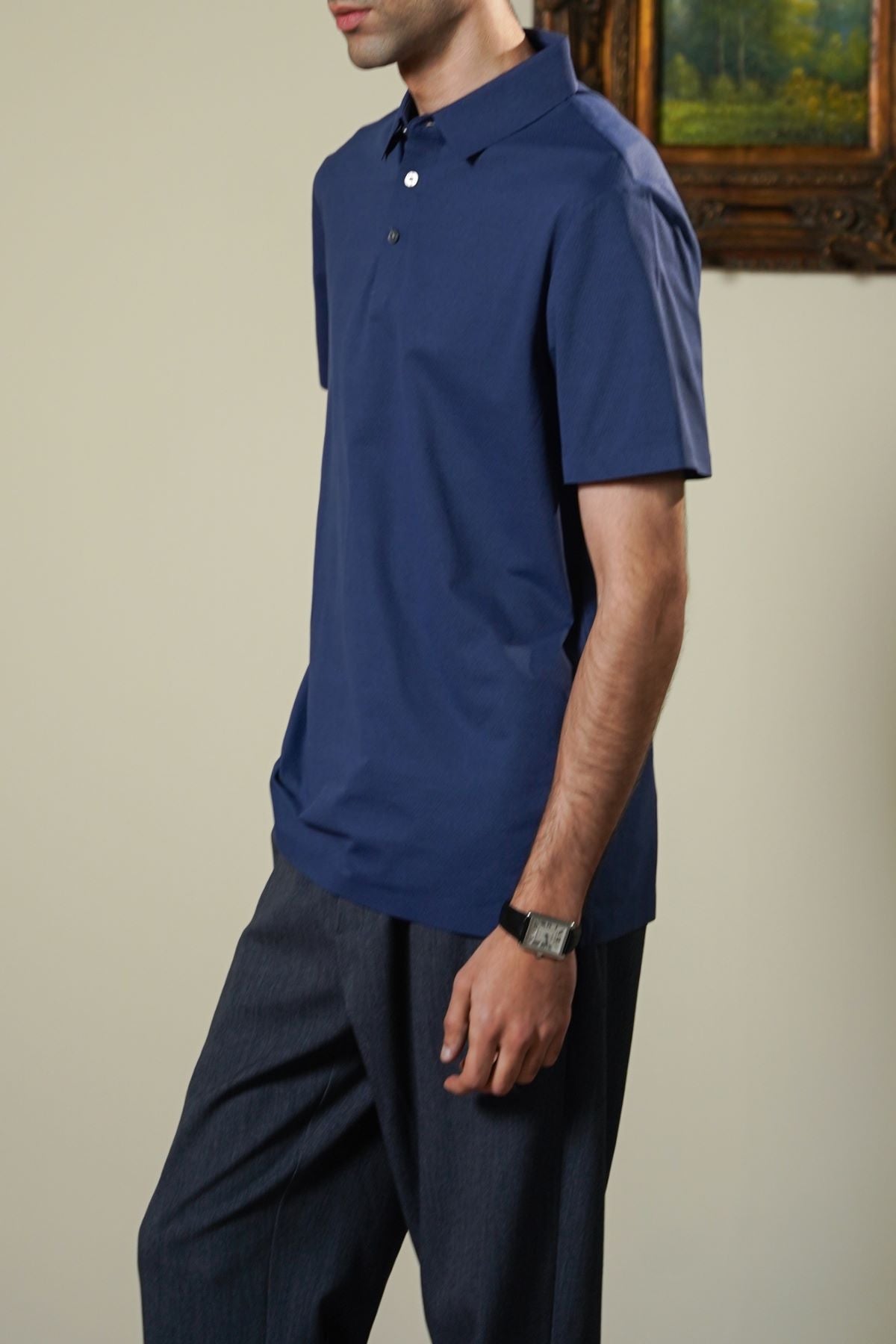NAVY CLEAN SUMMER POLO