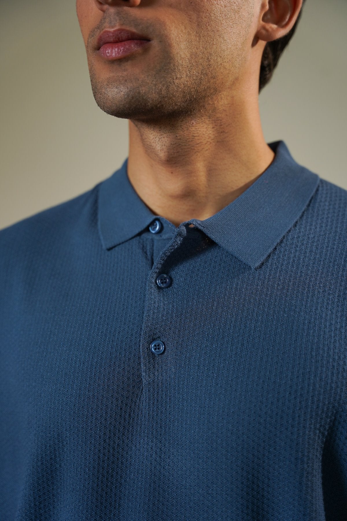 HAZE BLUE EVERYDAY KNIT POLO