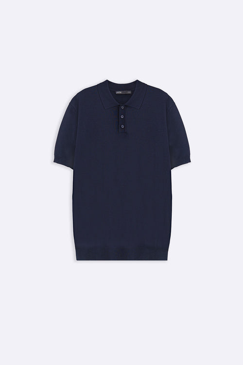 NAVY CASUAL STRIPED TEE