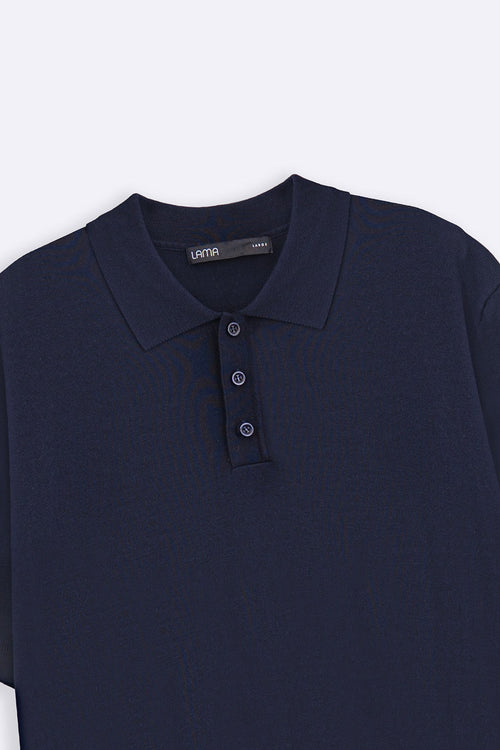 NAVY CASUAL STRIPED TEE