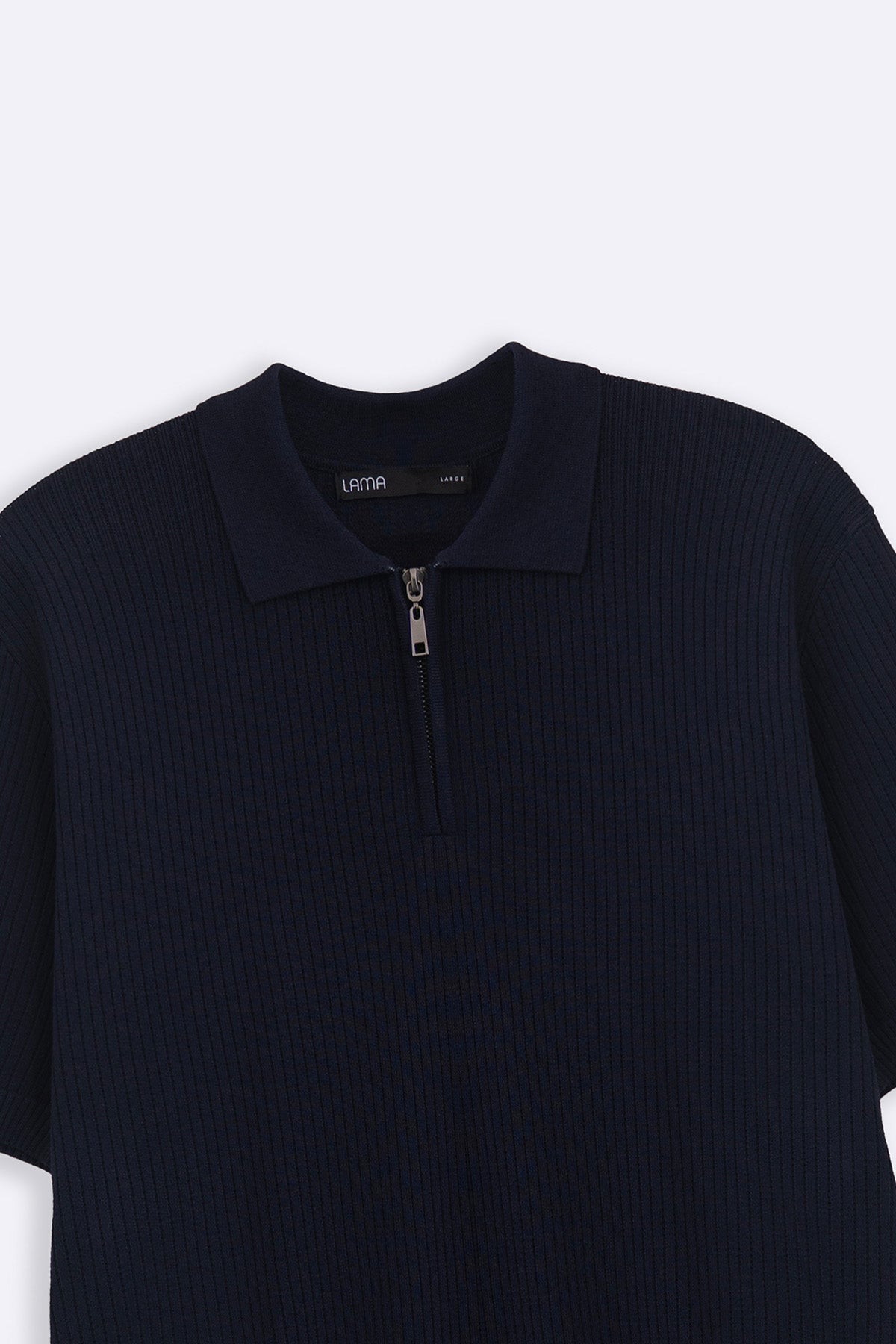 BLACK SOFT WEAVE POLO