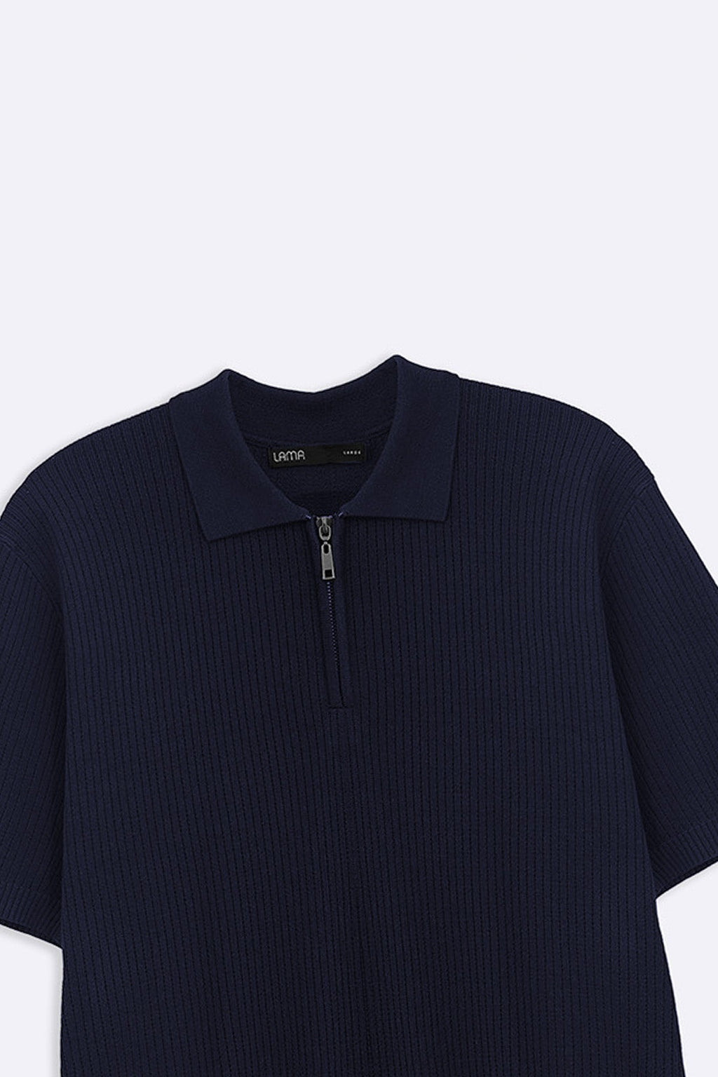 NAVY SOFT WEAVE POLO