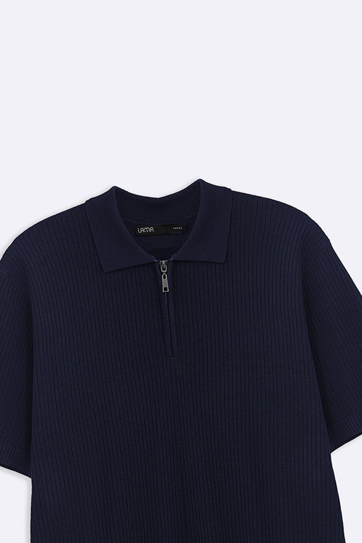 NAVY SOFT WEAVE POLO