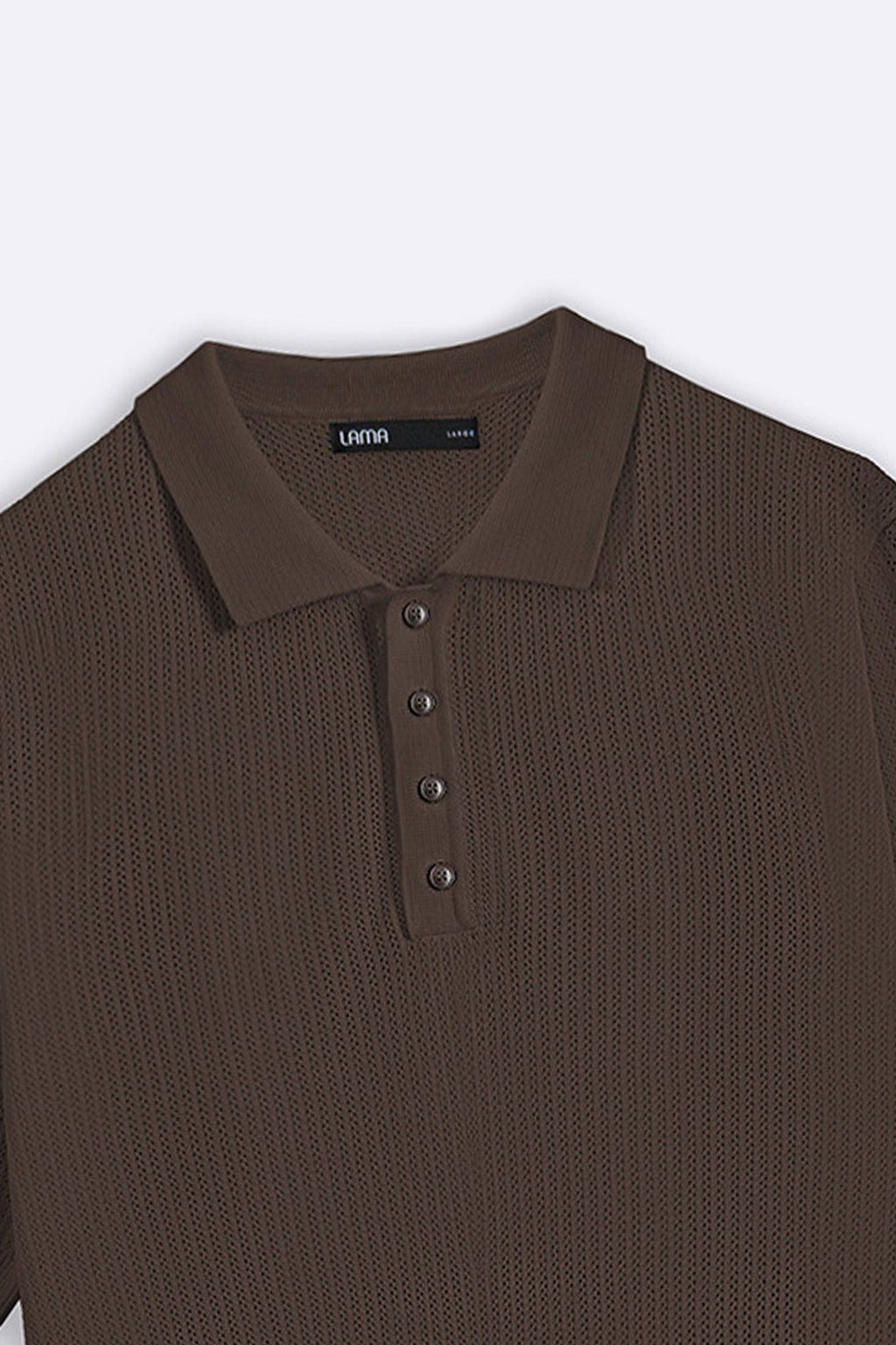 COFFEE TEXTURED POLO