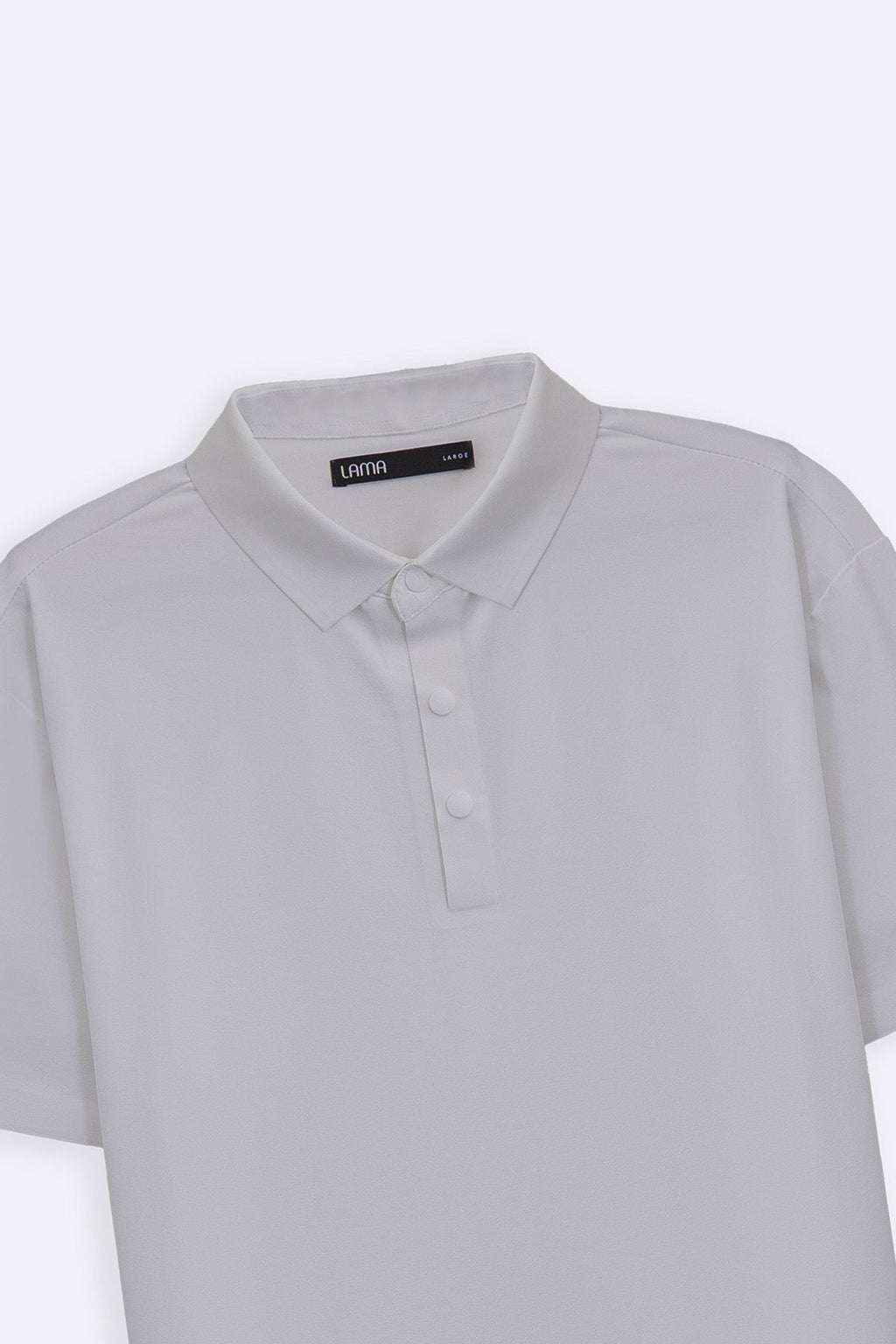 WHITE SEAMLESS POLO
