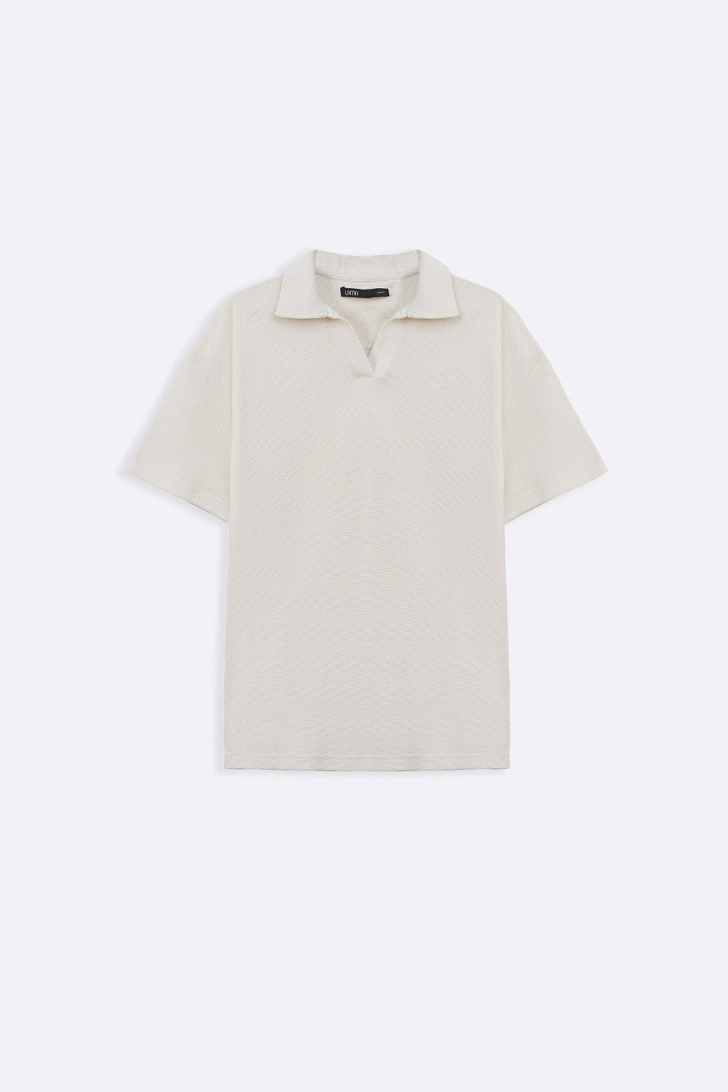 IVORY OPEN COLLAR RESORT POLO