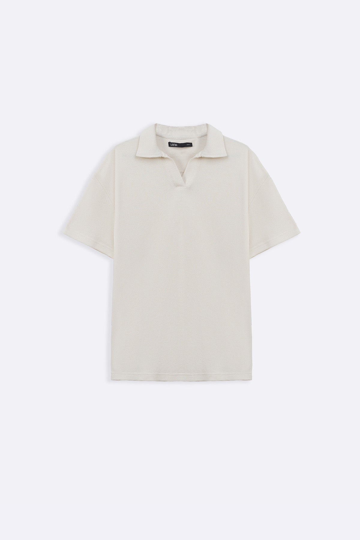 IVORY OPEN COLLAR RESORT POLO