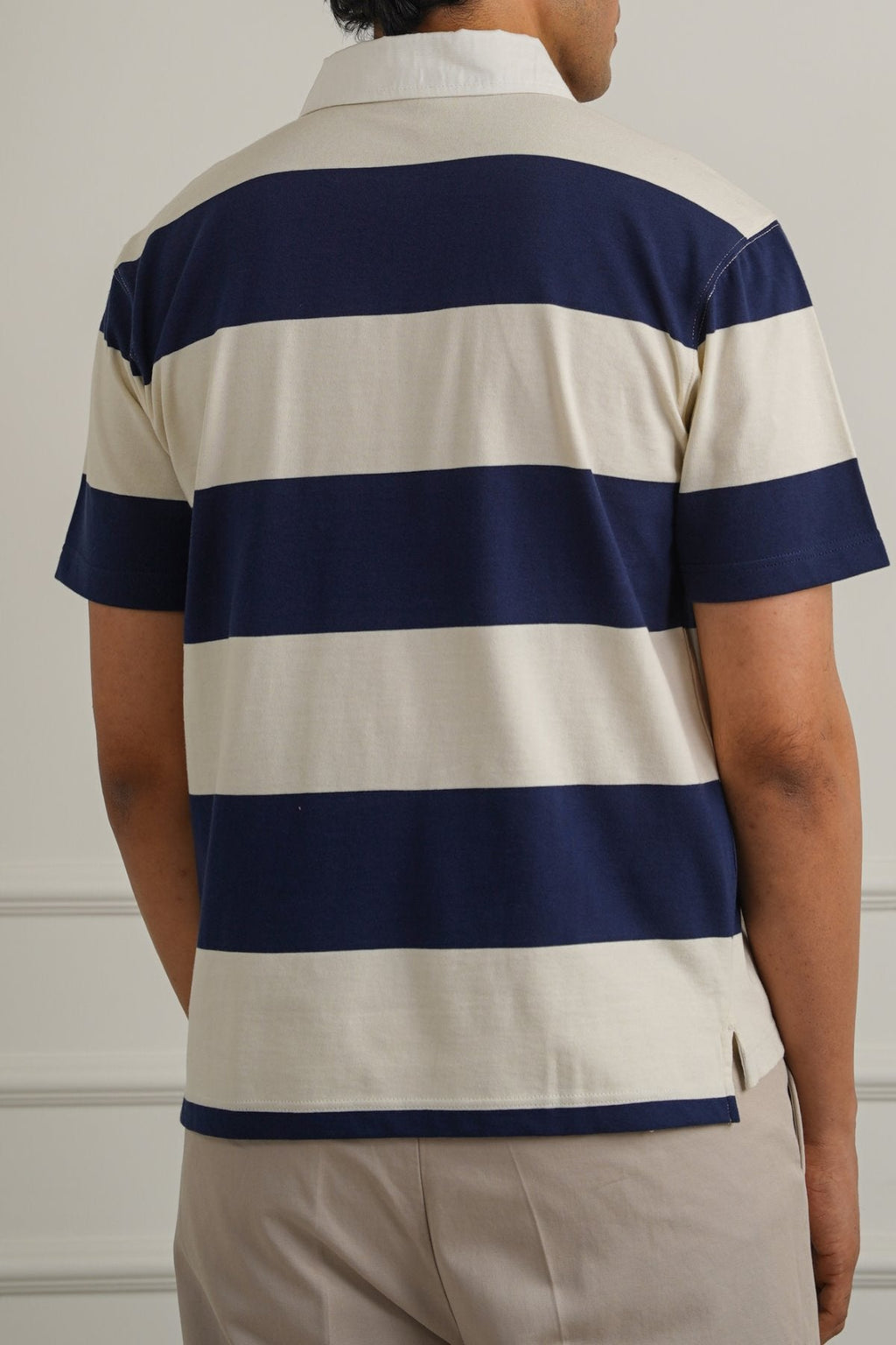 NAVY CLASSIC RUGBY POLO