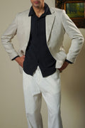 BEIGE PREMIUM LINEN BLAZER