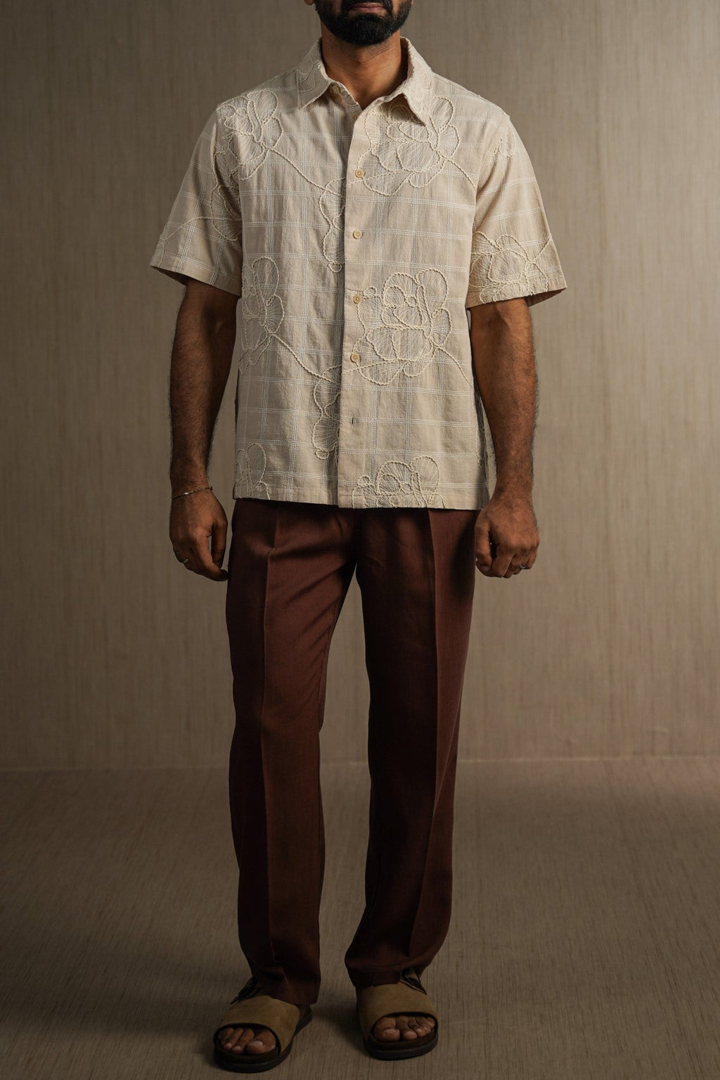 ECRU ECRU LINE COTTON SHIRT