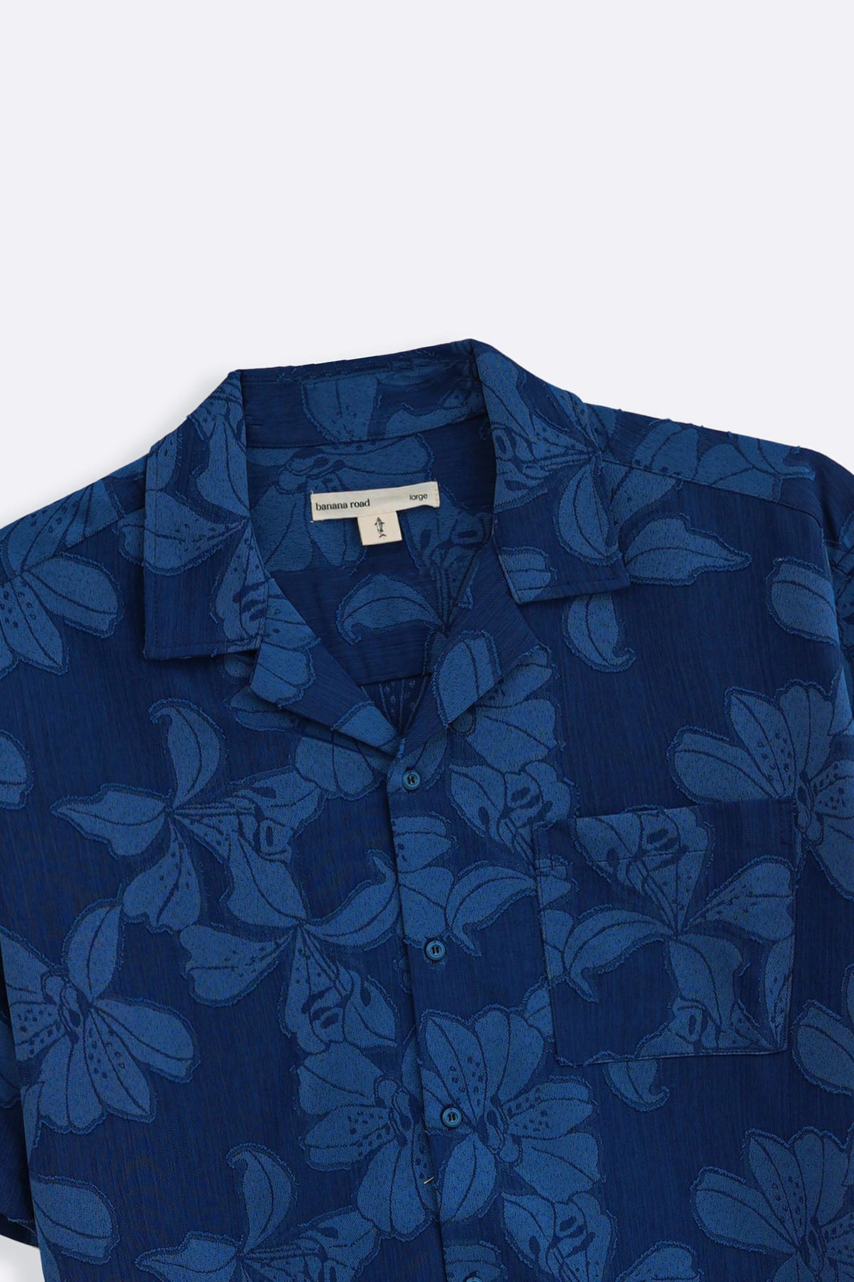 BLUE BLUE PETAL BUTTON DOWN