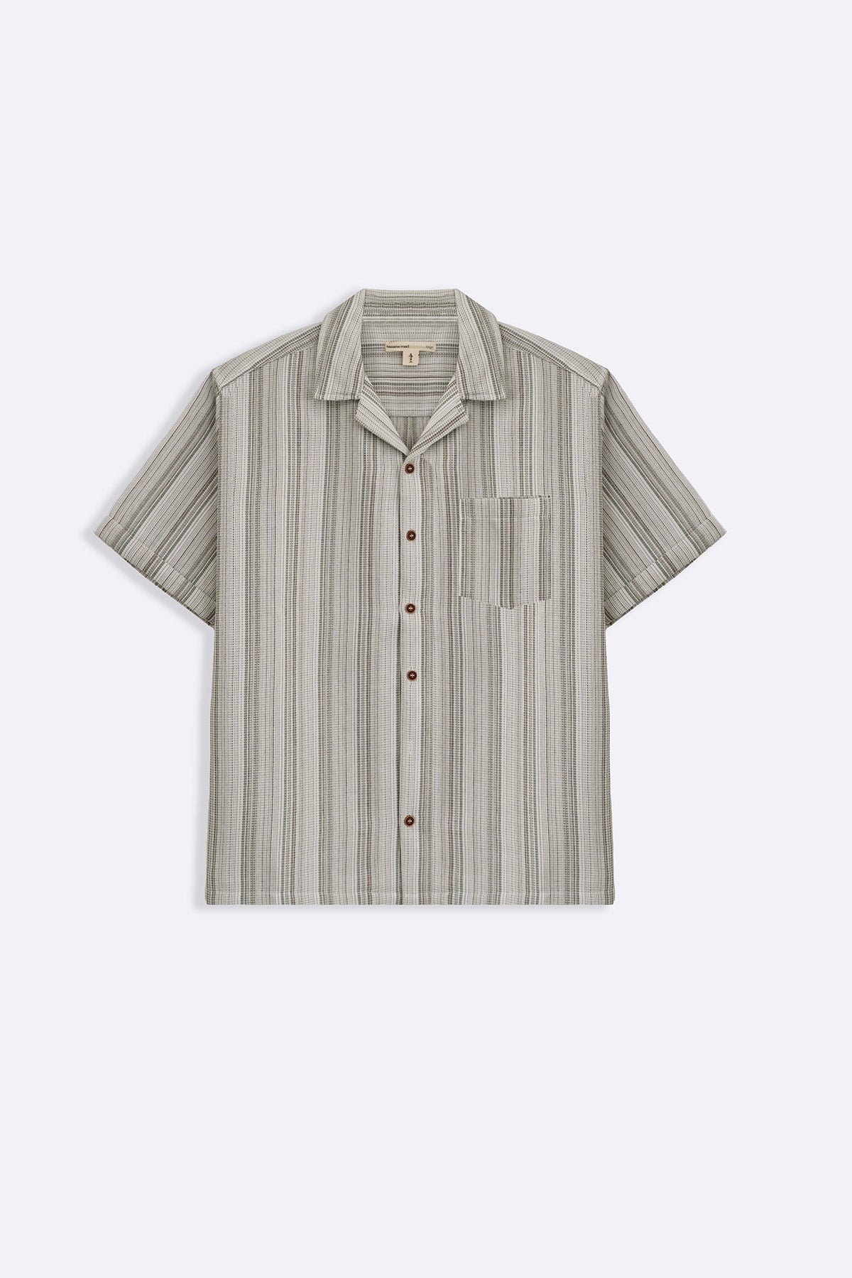 WHITE EVERYDAY STRIPED BUTTON DOWN