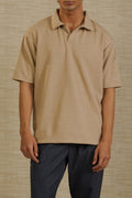 BEIGE EVERYDAY KNIT POLO