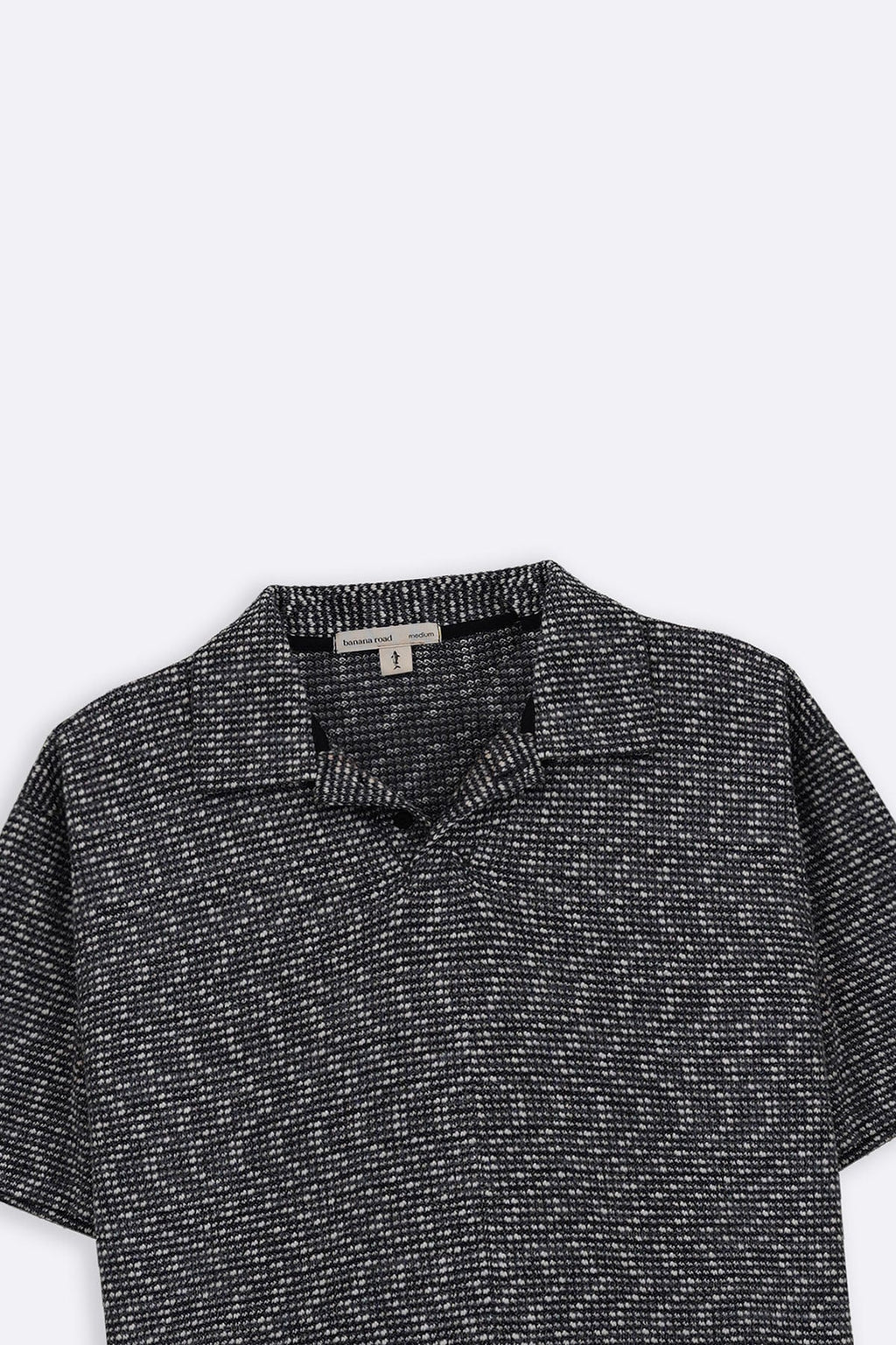 GREY LUXE KNIT POLO