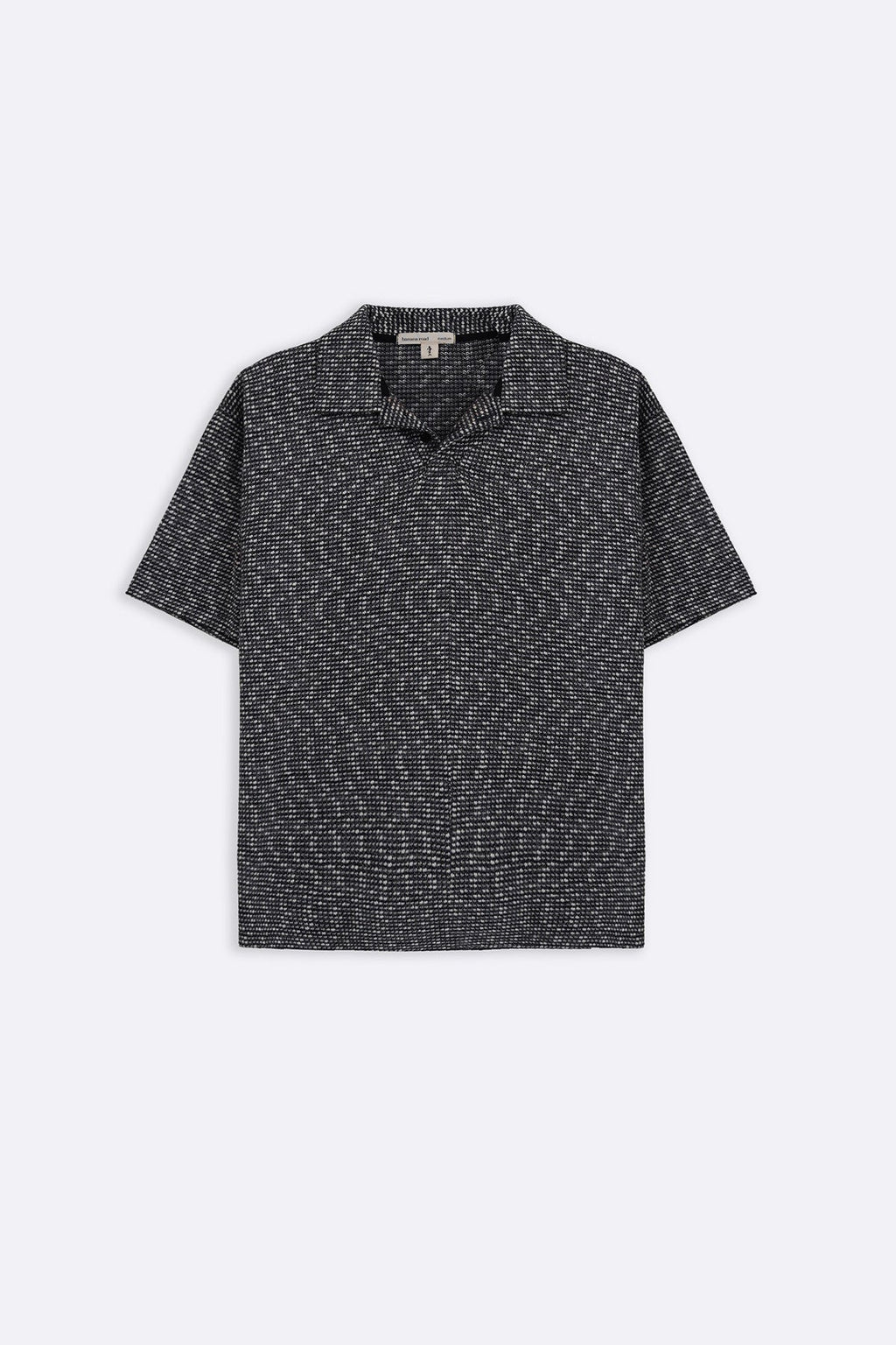 GREY LUXE KNIT POLO