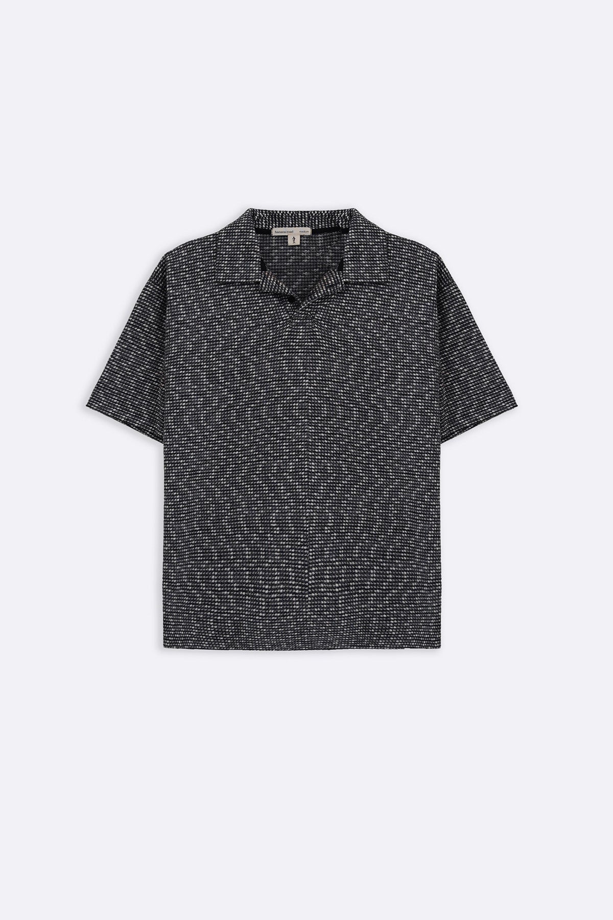 GREY LUXE KNIT POLO