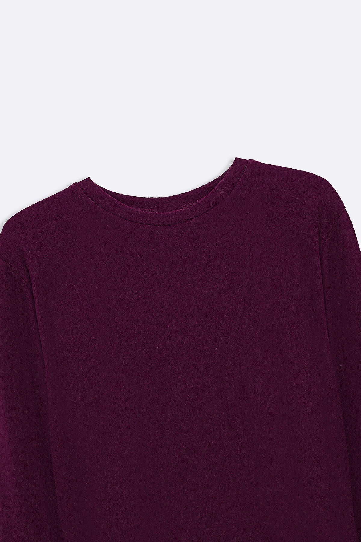 BURGUNDY BASIC SWEATSHIRT