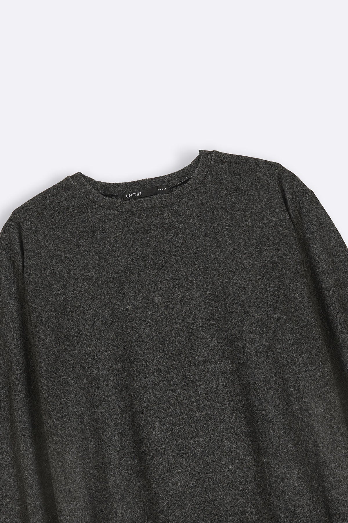 CHARCOAL BASIC SWEATSHIRT