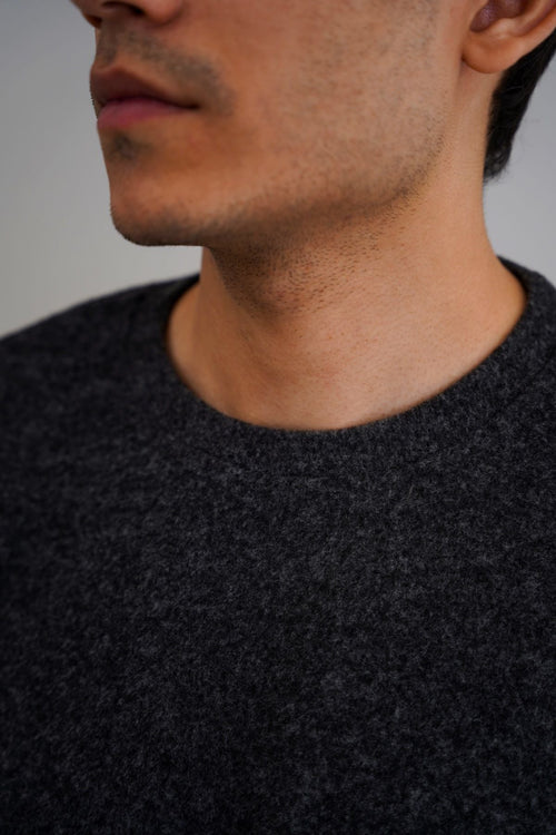 CHARCOAL BASIC SWEATSHIRT